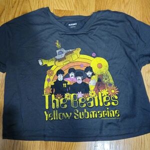 Old Navy The Beatles Yellow Submarine Men Or women's Tee - Dark Gray